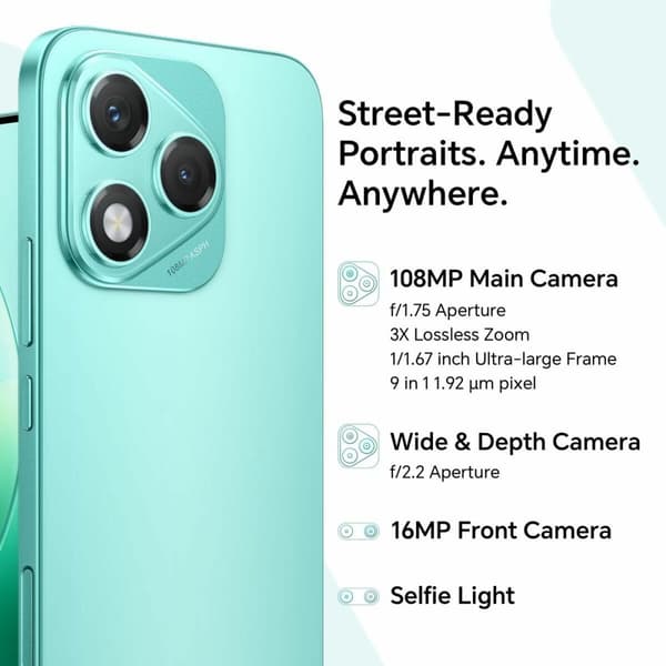 Smartphone Honor 6,7" 8 GB RAM 256 GB Grå