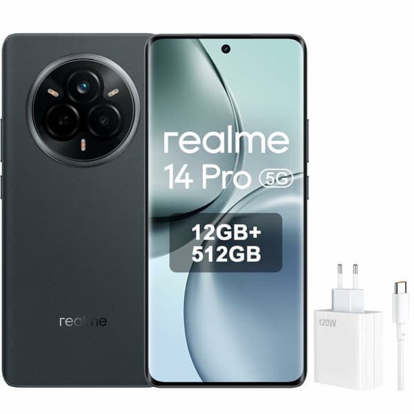 Smartphone Realme 631011005702 Octa Core 12 GB RAM 512 GB Grå