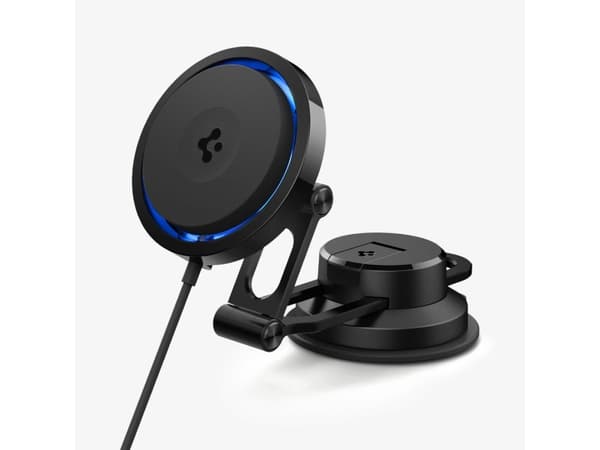 Spigen OneTap Pro 3 Cryomax MagSafe Car Wireless Charger (Dashboard), black Svart