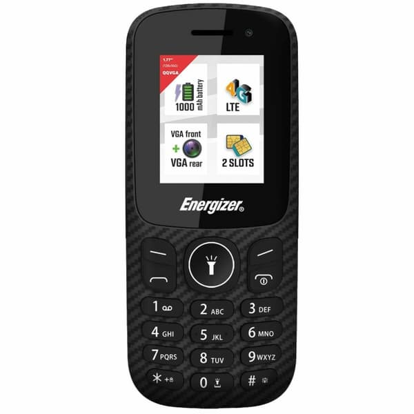 Mobiltelefon Energizer E130SEU1 Svart 1 GB RAM