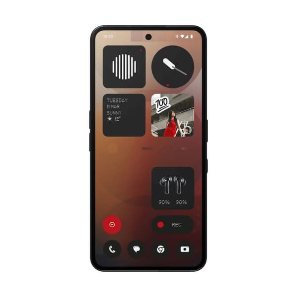 Smartphone Nothing Phone 3a 5G Octa Core 12 GB RAM 256 GB Svart 6,67"