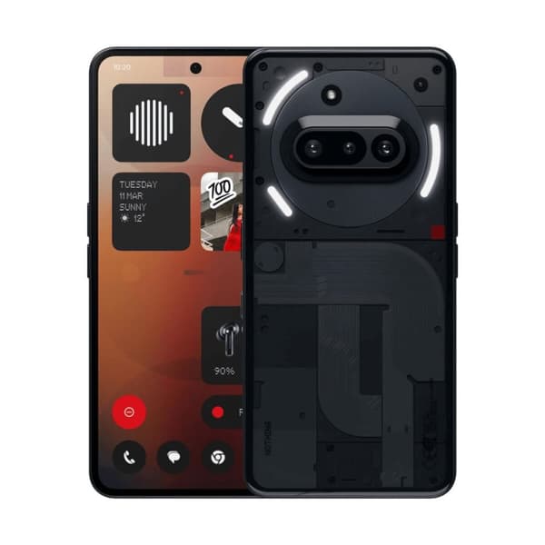 Smartphone Nothing Phone 3a 5G Octa Core 12 GB RAM 256 GB Svart 6,67"