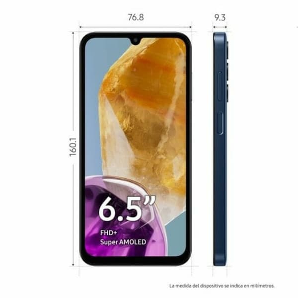 Smartphone Samsung 6,1" 4 GB RAM 128 GB Blå Mörkblå