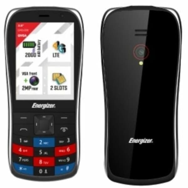 Mobiltelefon för seniorer Energizer E284SAS1BK Svart