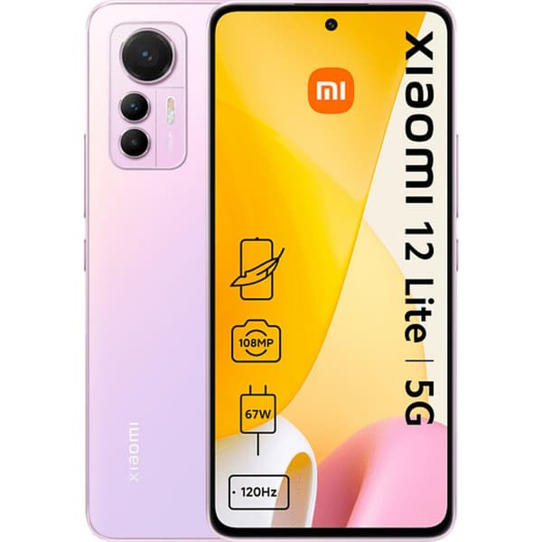 Smartphone Xiaomi Xiaomi 12 Lite 6,55" 6 GB RAM 128 GB Rosa Ljusrosa