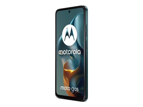 Motorola Moto G05 - 4G pekskärmsmobil - dual-SIM - RAM 4 GB / Internminne 64 GB - microSD slot - LCD-skärm - 6.67" - 1604 x 720 pixlar (90 Hz) - rear Grön