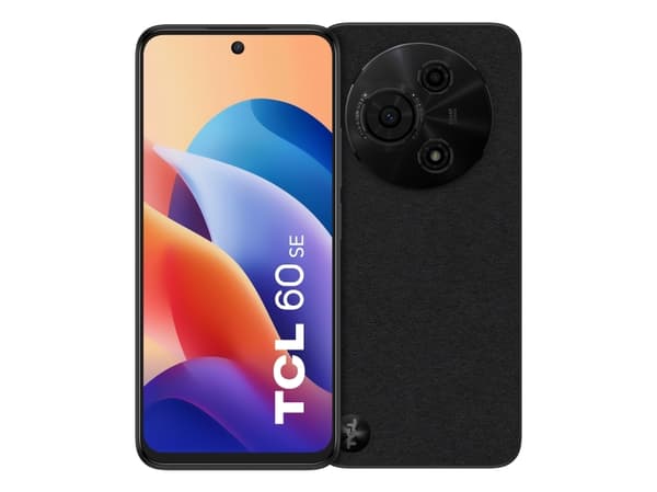 TCL 60 SE, 17 cm (6.7"), 8 GB, 512 GB, 50 MP, Android 15, Sort Svart