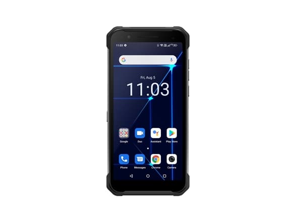 myPhone Hammer Construction, 15,2 cm (6"), 6 GB, 128 GB, 16 MP, Android 12, Sort, Sølv