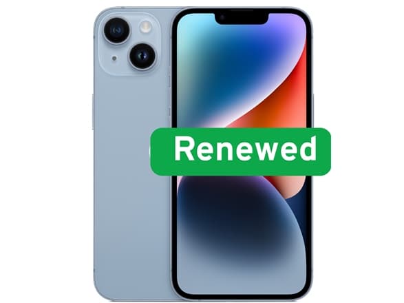 Apple | RENEW | Grade C | iPhone 14 | Blue | 6.1 " | Super Retina XDR OLED | 2532 x 1170 pixels | A15 Bionic Chip | 6 GB | 128 GB | Dual SIM | 5G | 1