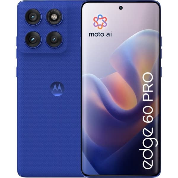 Motorola Edge 60 Pro 5G telefon, 512/12 GB, Bländande blå