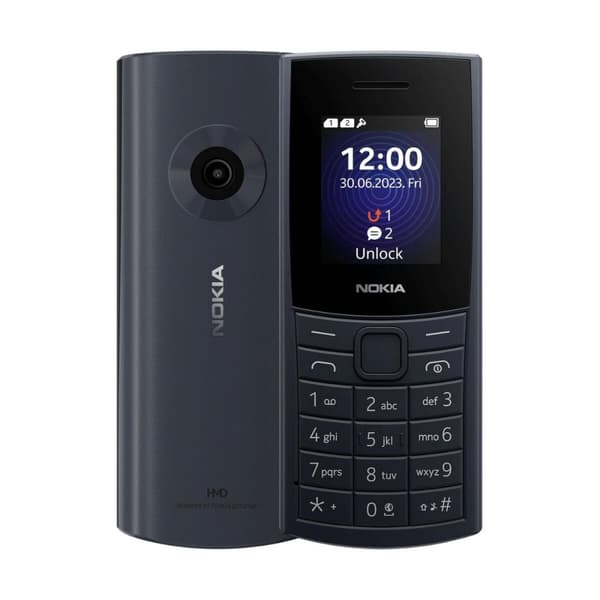 Mobiltelefon för seniorer Nokia TA-1661 Blå 128 MB Blå