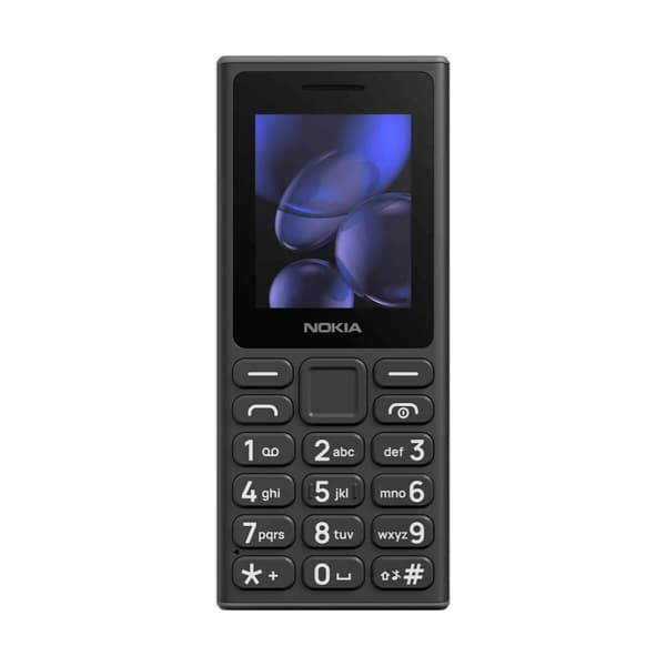 Mobiltelefon för seniorer Nokia 105 (2024) Svart 4 MB Single Core™ 1,8"