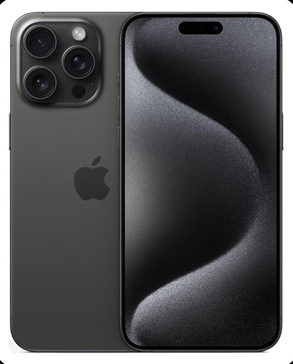 APPLE l iPhone 15 Pro Max 256GB svart titan - Used - Batterihälsa 100%