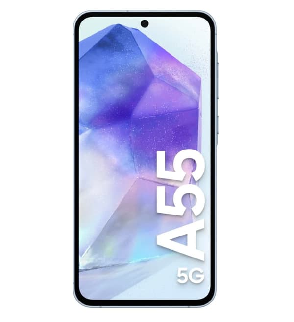Samsung Galaxy A55 5G Smartphone 128 GB – Awesome Iceblue