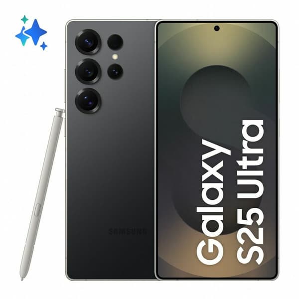 Smartphone Samsung Galaxy S25 Ultra 6,9" Qualcomm Snapdragon 8 Elite 12 GB RAM 256 GB Sort, Titanium