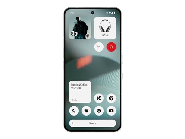 Nothing Phone (3) - 5G smarttelefon - dobbelt-SIM - RAM 16 GB / Internminne 512 GB - OLED-display - 6.67" - 2800 x 1260 pixels (120 Hz) - 3x bakkamer