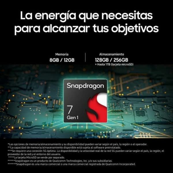 Smartphone Samsung Galaxy M55 5G 6,7" Octa Core 8 GB RAM 256 GB Blå