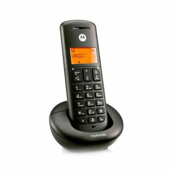 Mobiltelefon til ældre mennesker Motorola Sort