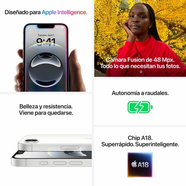 Smartphone Apple 6,1" 256 GB Sort