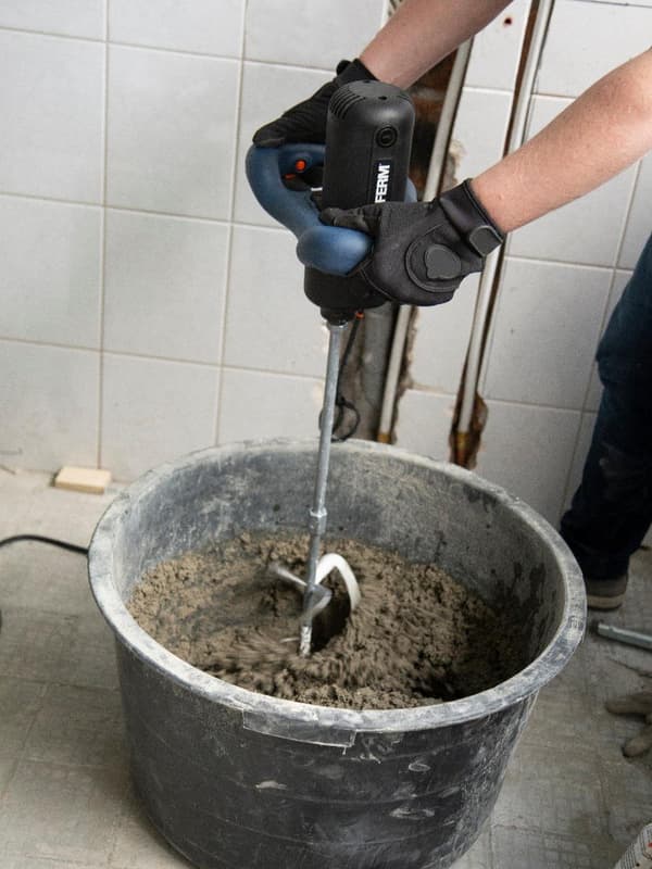 FERM PMM1006 Maling- og cementblander - Mixer – 680mm – DIY