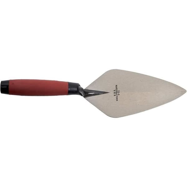 Marshalltown Trowel, London stil murslev med ergonomiskt Durasoft handtag, kolstål, med spets