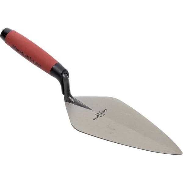 Marshalltown Trowel, London stil murslev med ergonomiskt Durasoft handtag, kolstål, med spets