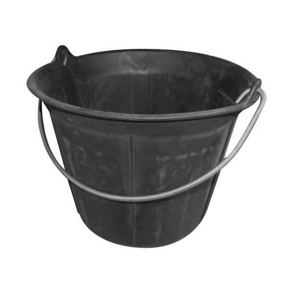 Betonghink med gummihandtag 11 L