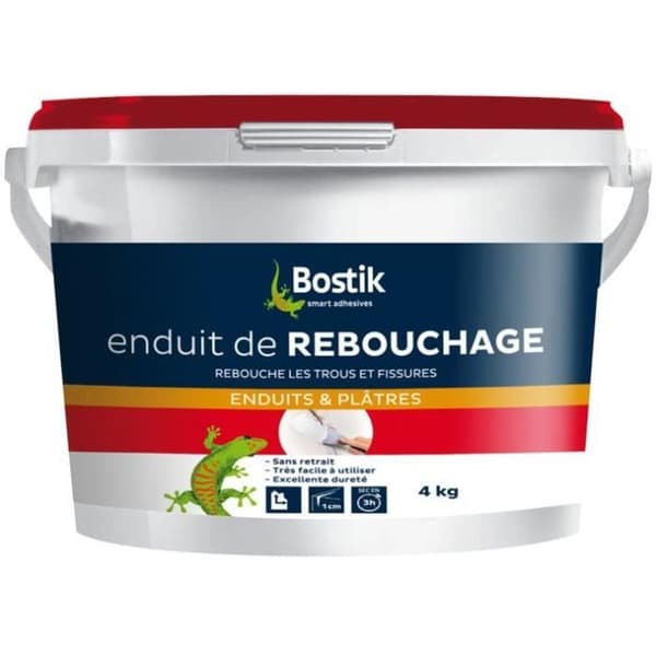 Fyllnadsspackel - BOSTIK - 4 Kg pasta - Fyller upp till 1 cm i en gång