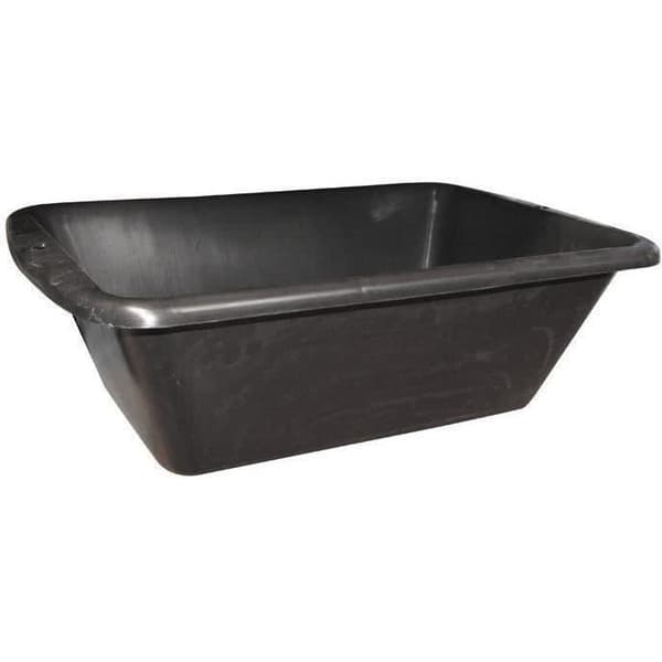 Murarskopa i svart polyeten 35L - Fischer Darex