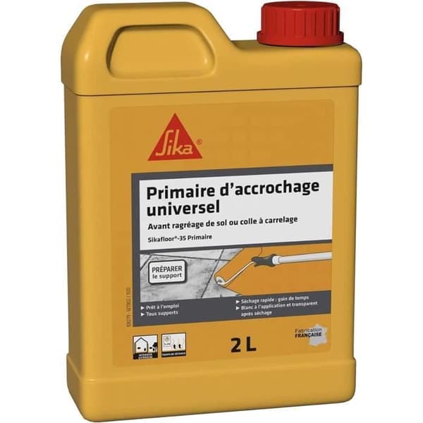 Sika - Universell primer - Sikafloor 35 primer - Före golvspackling eller kakellim - Multi-underlag - Torkning