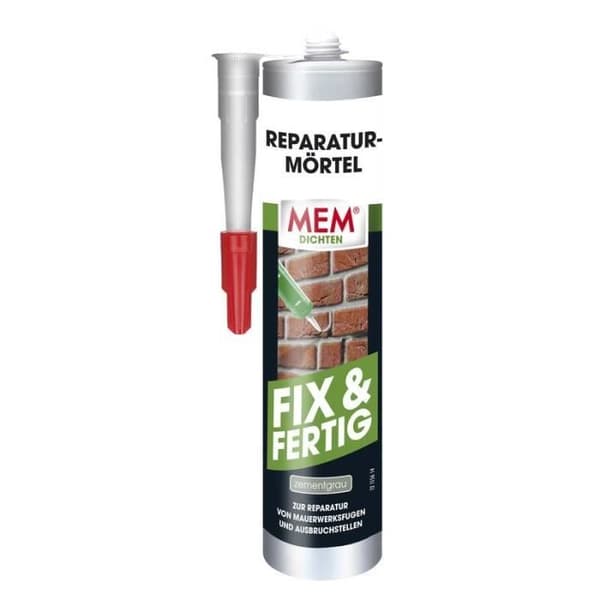 Reparera murbruk, fixa & Fertig, cementgrå, 300 ml patron