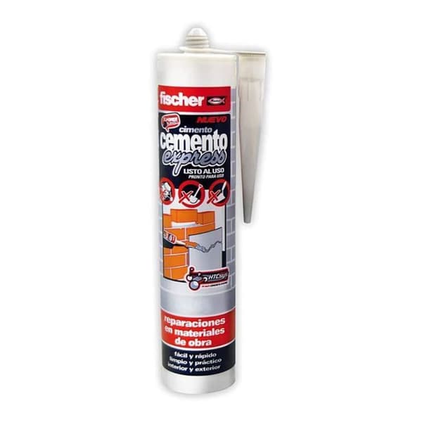 Fischer - 443B101 - Tätningsmedel/lim 512348 Cement Mörkgrå 310 ml