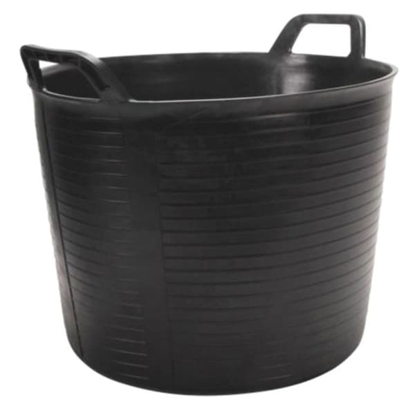 Behållare - PFIFF - 40 l - Mjukt gummi - Svart - Lätt med handtag