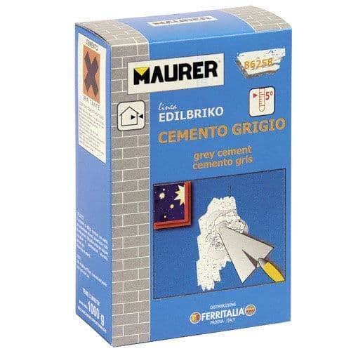 Edil Maurer grå cement (kartong 1 kg