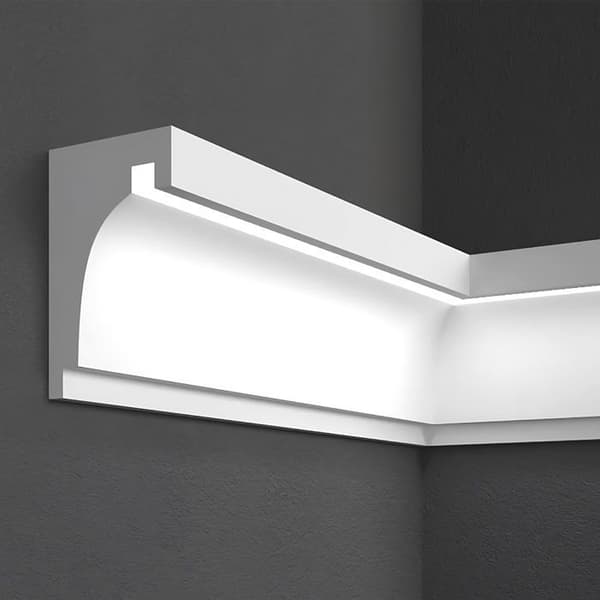 Ofrande av ansiktsbeklädnad Obehandlad 120 x 190 x 2000 mm Polystyren Vit Hållbar 2m