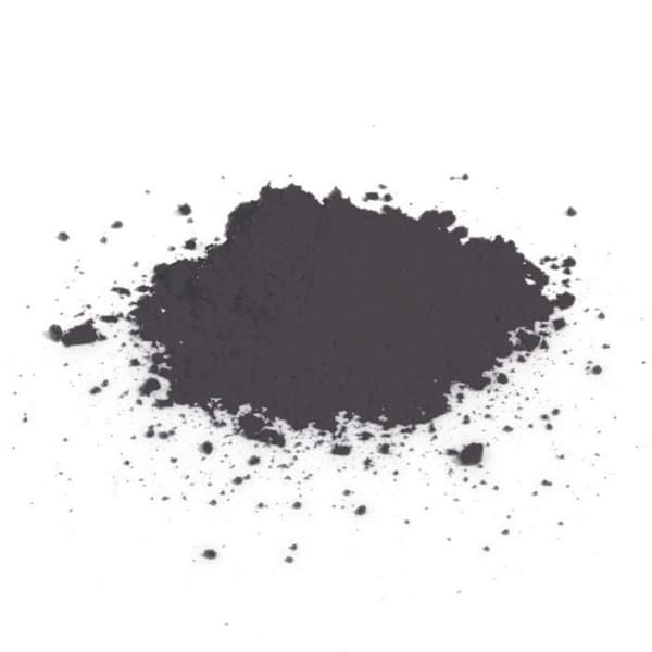 Pigment i pulverform 20 ml för målning på keramik - Mörkgrå