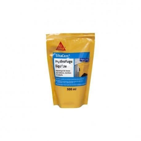 Massvattenavvisande - SIKA - SikaCem Liquid Water Repellent - 500ml - Vit - Utomhusbruk