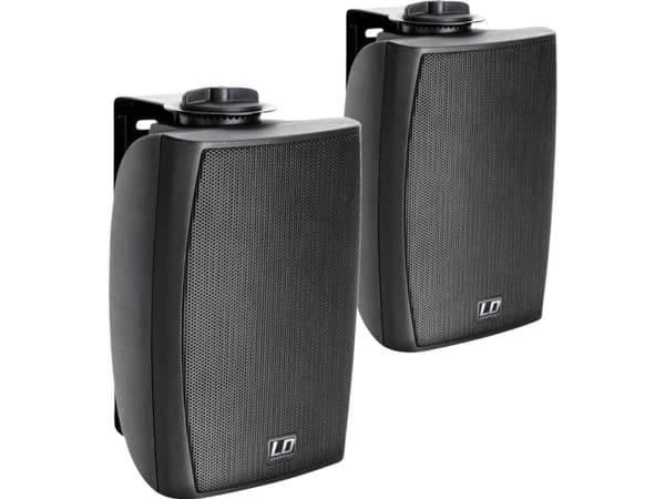 LD Systems LDCWMS42B seinäkaiuttimet 40 W 8 Ohm Musta 1 pari