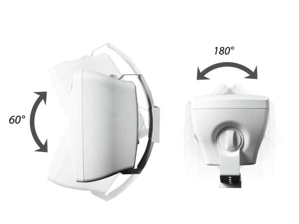 Omnitronic 11036925, 2-suuntainen, Langallinen, 40 W, 50 - 20000 Hz, 8 O, Valkoinen