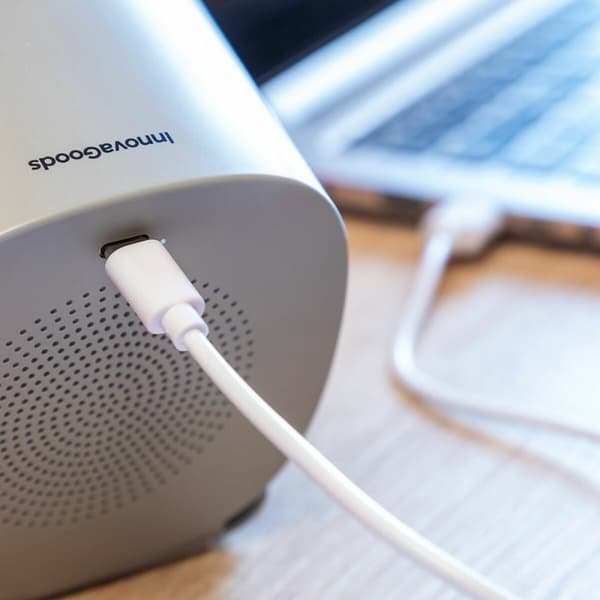 Laddare för trådlös högtalare med LED-lampor Souwis InnovaGoods