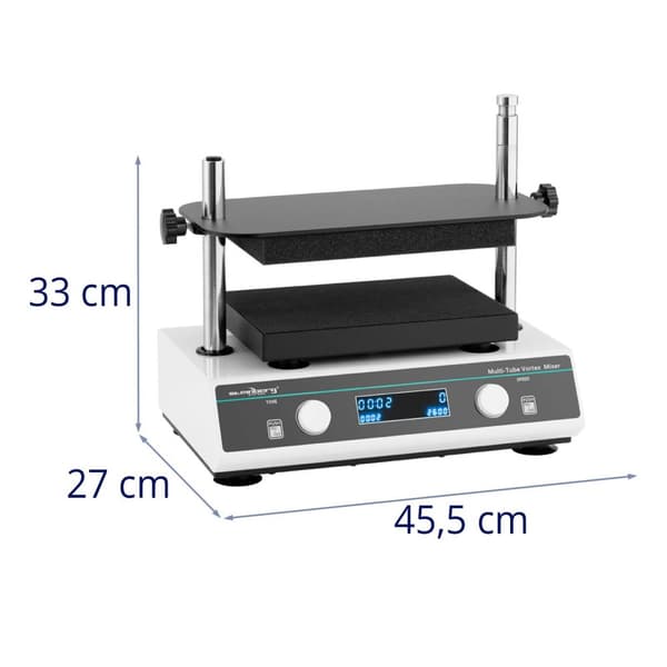 Multi vortex mixer - 500–3000 varv/min - Timer - Steinberg Systems