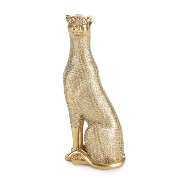 Dekorativ figur HARIS Eurofirany panter guld