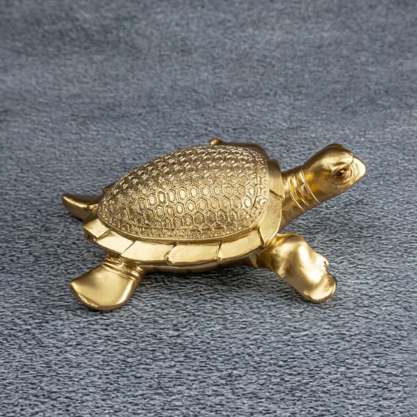 Dekorativ figur HARIS Eurofirany skildpadde guld