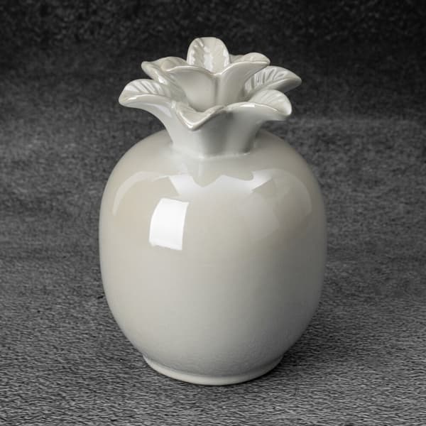 Dekorativ figur SIMONA3 11x16 Eurofirany creme perleglans ananas