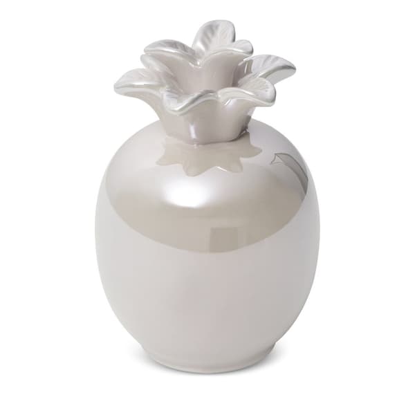 Dekorativ figur SIMONA3 11x16 Eurofirany creme perleglans ananas