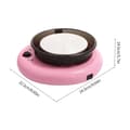 Miniatyrbillede 2 af 2: Keramisk Hjulmaskine, 60W Effekt, 0-180 omdr./min Hastighed, Letvægtsdesign,pink