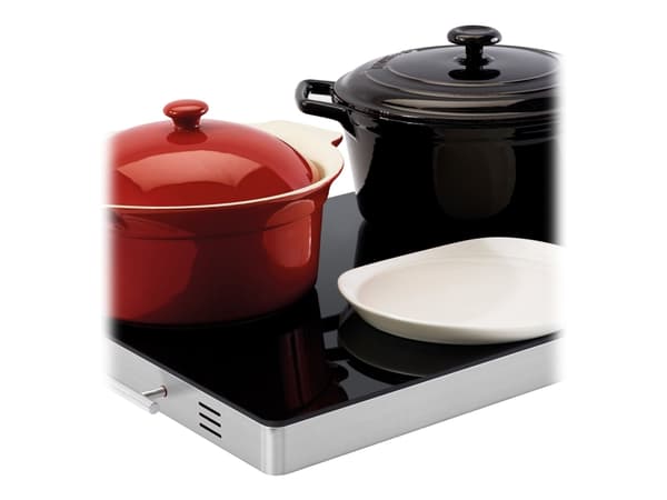 FRITEL Family WT 2478 - Platevarmer - 400 W - svart/inox
