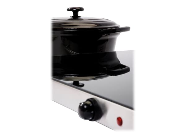 FRITEL Family WT 2478 - Platevarmer - 400 W - svart/inox
