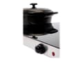 Miniatyrbilde 4 av 5: FRITEL Family WT 2478 - Platevarmer - 400 W - svart/inox