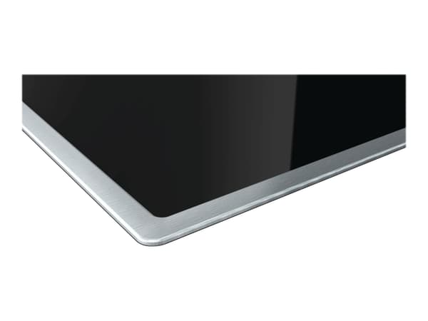 Siemens iQ300 ET845HH17 - Keramisk komfyrtopp - 4 plater - Nisje - bredde: 78 cm - dybde: 50 cm - med pynt av rustfritt stål - svart/rustfritt stål